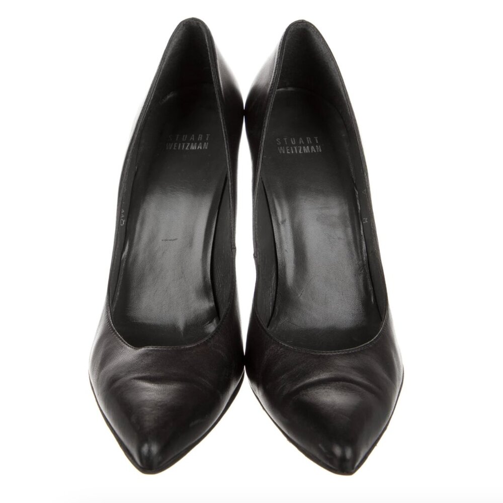 Stuart Weitzman Black Stiletto Pumps - Size 9